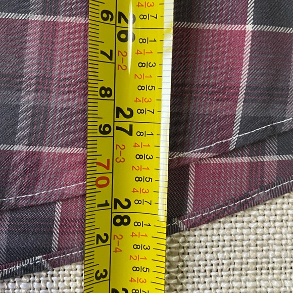 UNTUCKit Mens Red Check Cotton Wrinkle Free Lerman Casual Office Shirt- Sz-XL - Picture 14 of 16